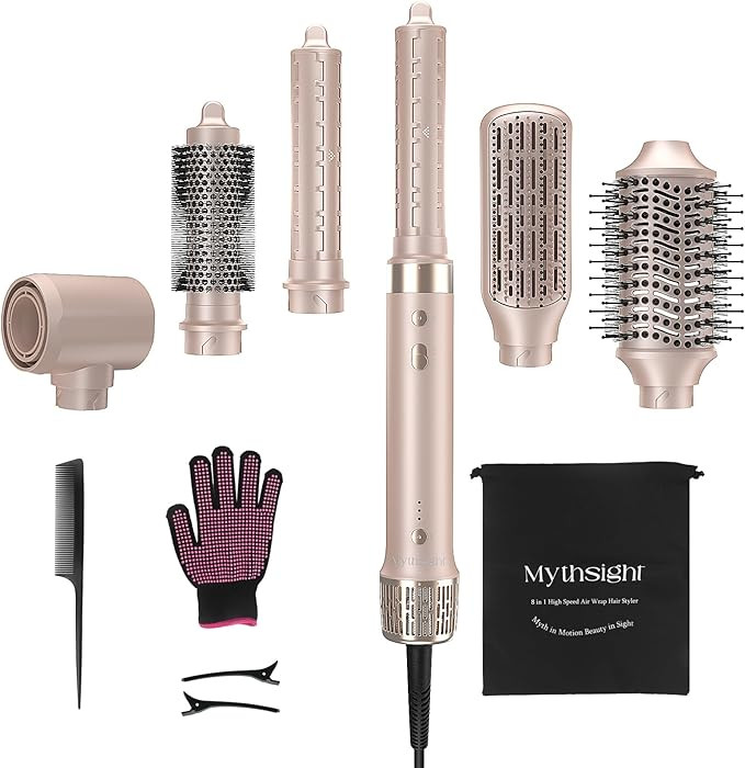 StyleVibe 6-in-1 Air Styler, Hair Dryer & Blow Dryer Brush with Auto Wrap Curl L/R, Fast Drying, ... | Amazon (US)
