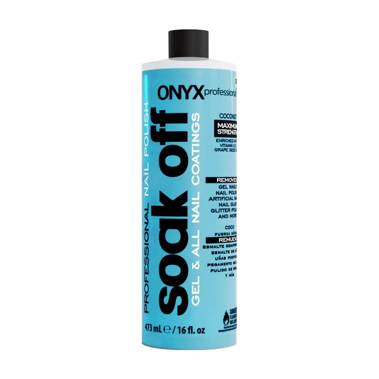 ONYX Professional® Soak Off Formula Gel and Nail Polish Remover, 16 fl oz | Walmart (US)