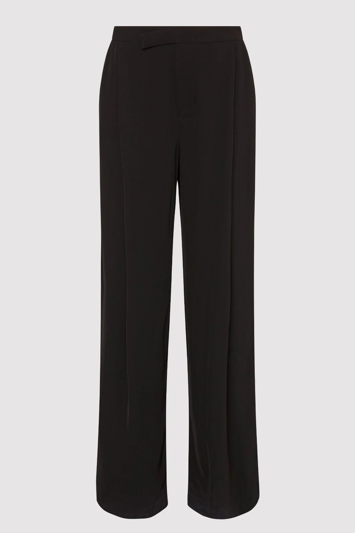 Overlap Waist Trousers - Black | St. Agni