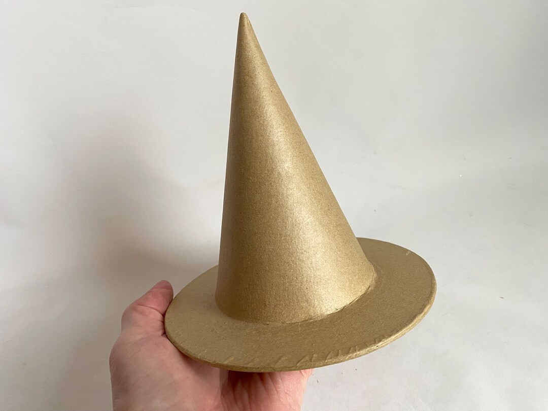 Paper Mache HALLOWEEN WITCH Hat | DIY 6” Witch Hat Ready to Decorate | Unfinished Do-it-yoursel... | Etsy (US)
