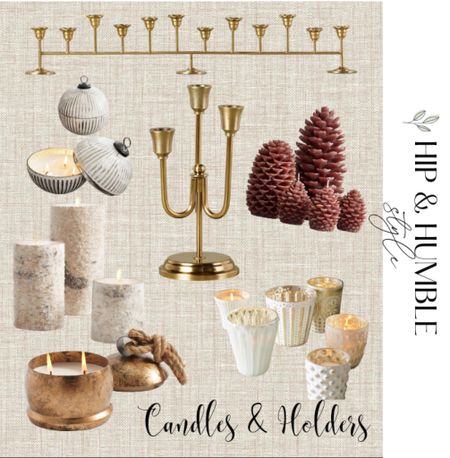 So many gorgeous options for adding warmth and ambiance to your holiday home decor. From candelabras to battery operated candles you can dress up your home in every room 

#LTKhome #LTKHoliday #LTKSeasonal