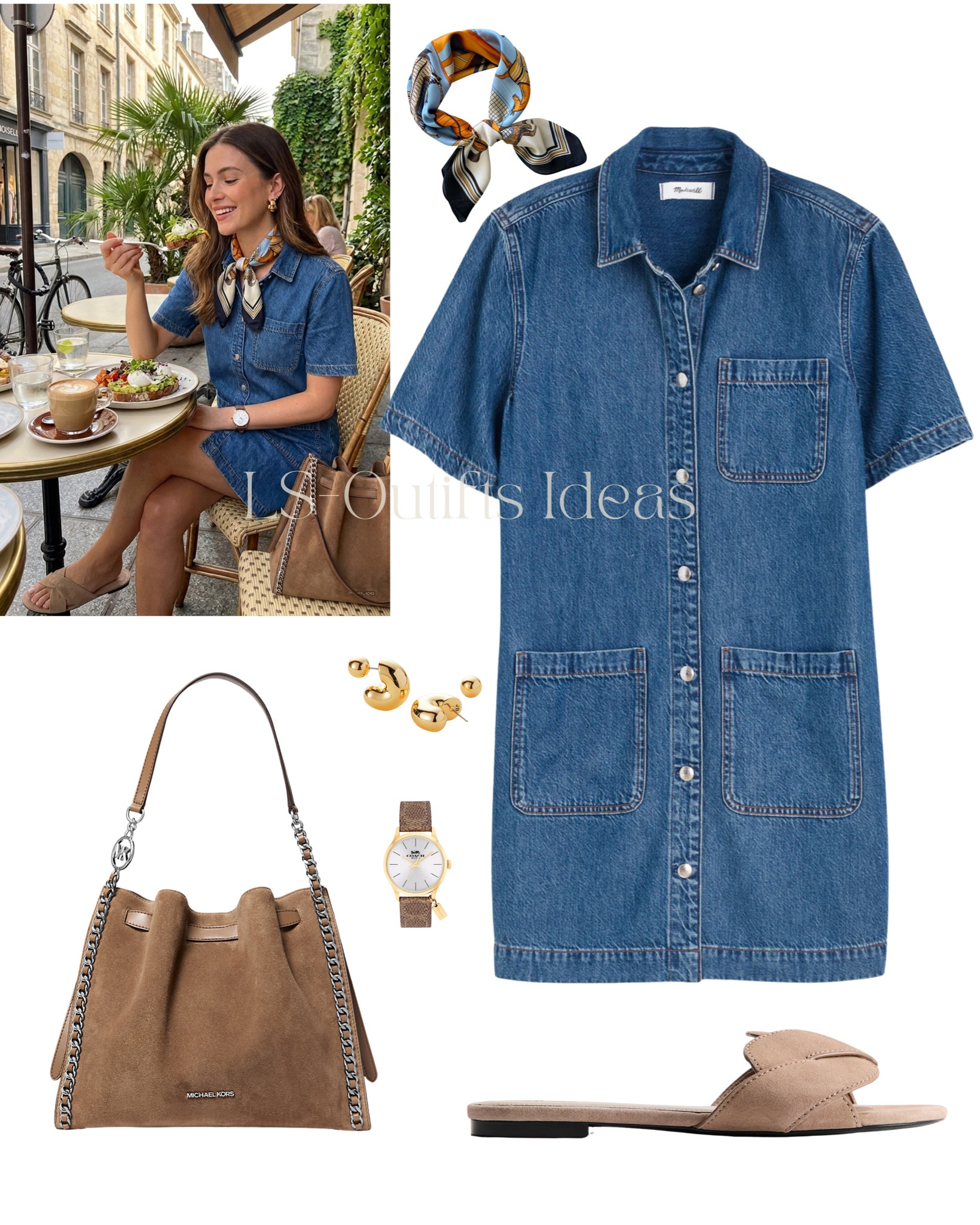 Denim dress 💙

#LTKootd #LTKSeasonal #LTKOver40