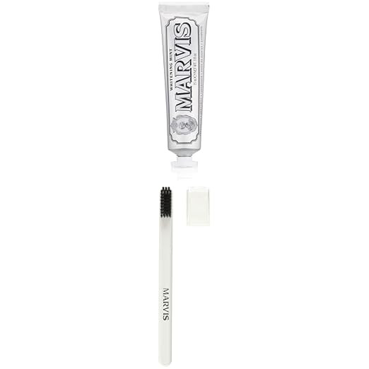 Marvis Whitening Mint Toothpaste, 3.8 Oz and Soft Bristle Toothbrush | Amazon (US)
