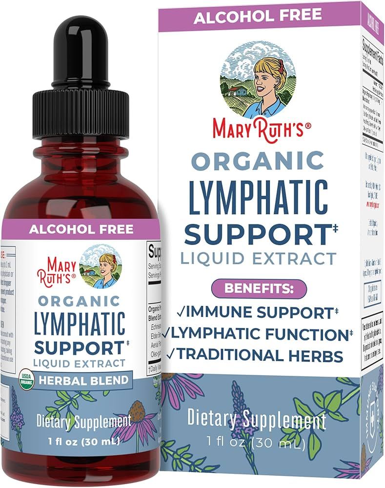 MaryRuth Organics Lymphatic Support Drops, USDA Organic Immune Support Supplement, Lymphatic Supp... | Amazon (US)