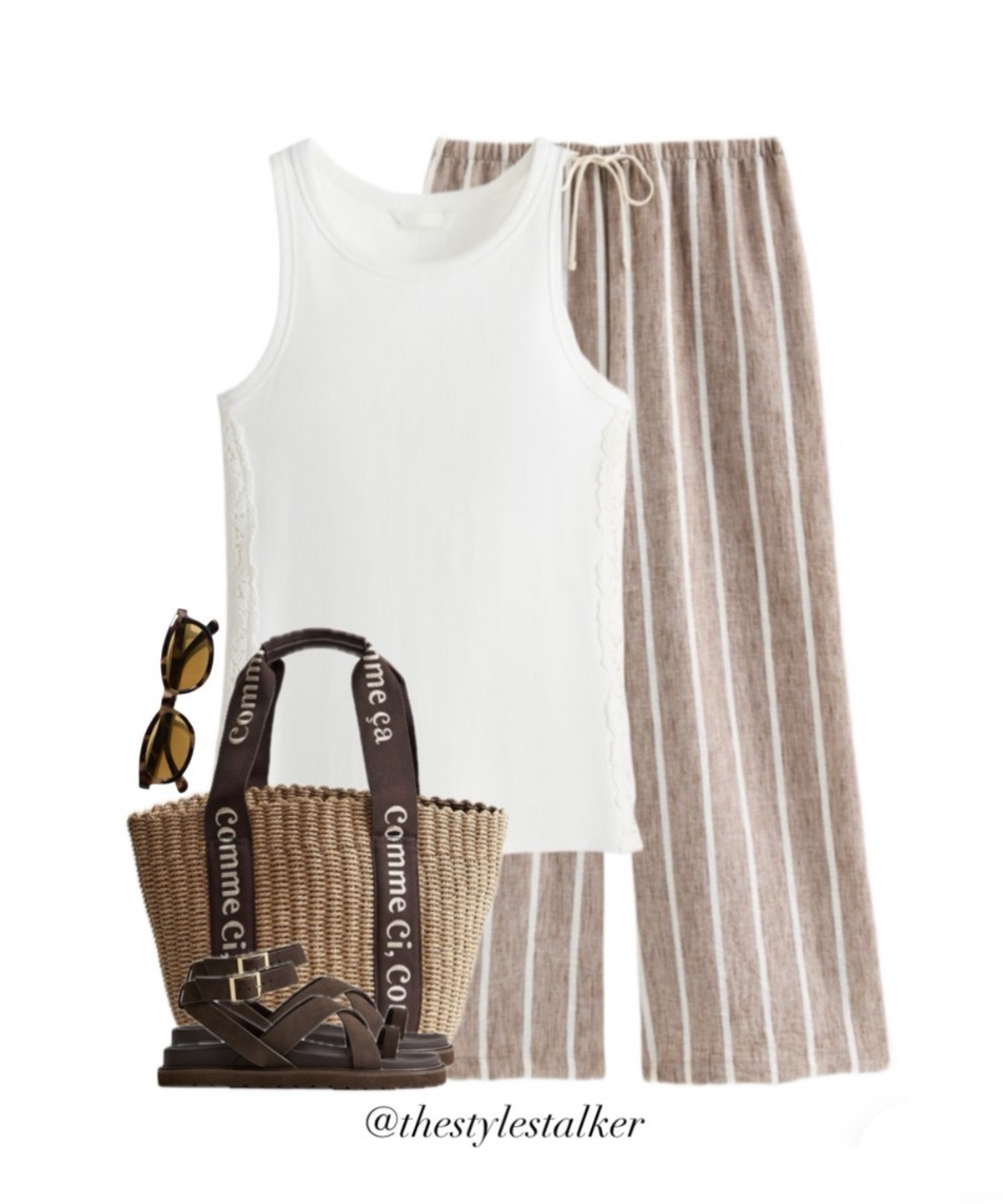 Love these stripe trousers! Perfect for spring and going in to summer 🤎

#LTKspring #LTKsummer #LTKuk