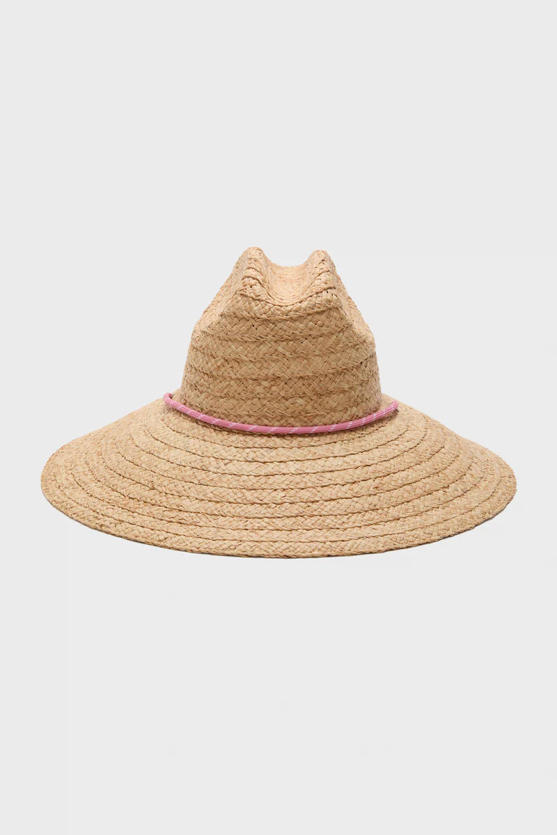 Natural Raffia Vista with Pink Cord | Tuckernuck (US)