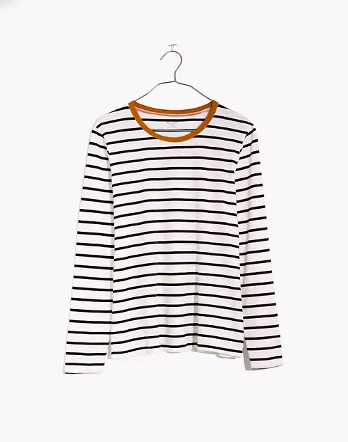 Northside Long-Sleeve Vintage Tee in Etta Stripe | Madewell