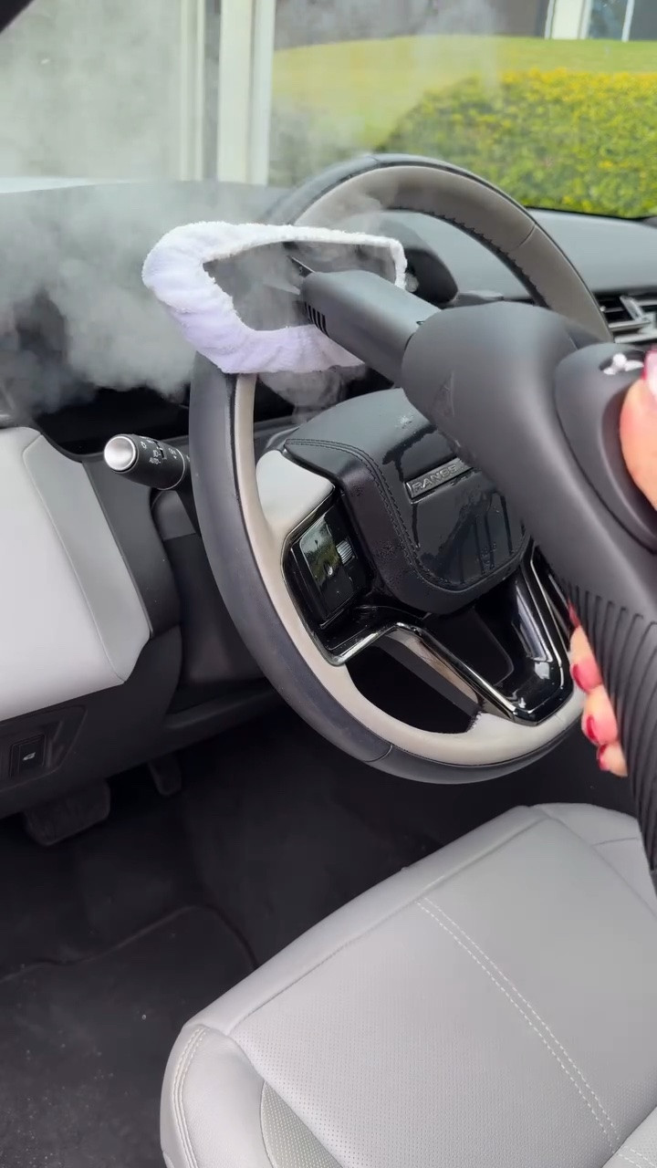 Amazon Car Steam Cleaning 🚗✨. Steamed clean my car with this steamer and the result was so satisfying! The best part is it also works around the house for grout, floors and more 🚗🫧🤍

#amazonfinds #steamcleaning #carcleaninghack #cardetailing #amazonhome

#LTKHome