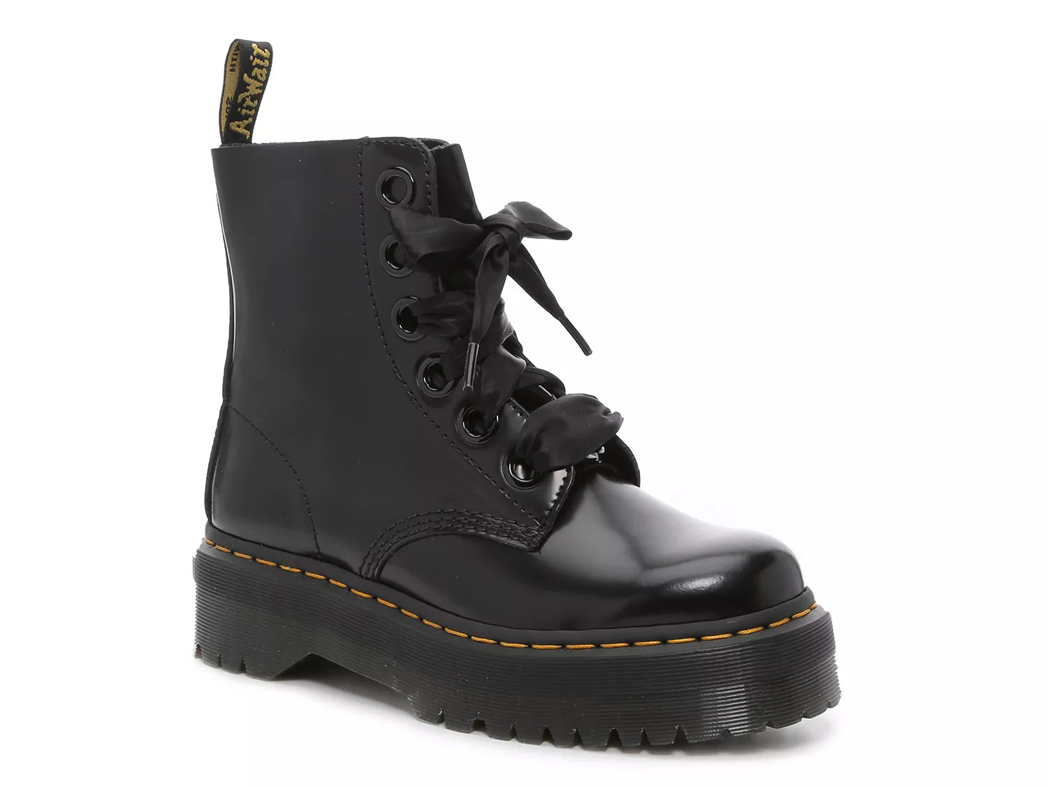 Dr. Martens Molly Platform Boot | Women's | Black | Size UK 7 / US 9 | Boots | DSW
