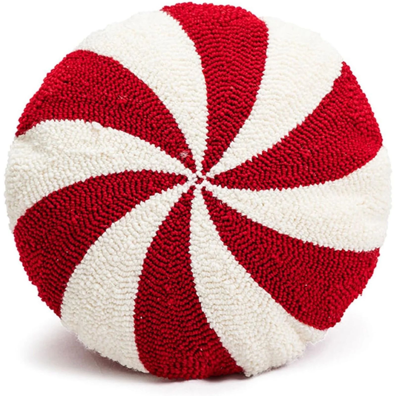 RKZDSR Christmas Candy Cane Throw Pillow - Festive Red and White Peppermint Design, Cute Plush Cu... | Walmart (US)