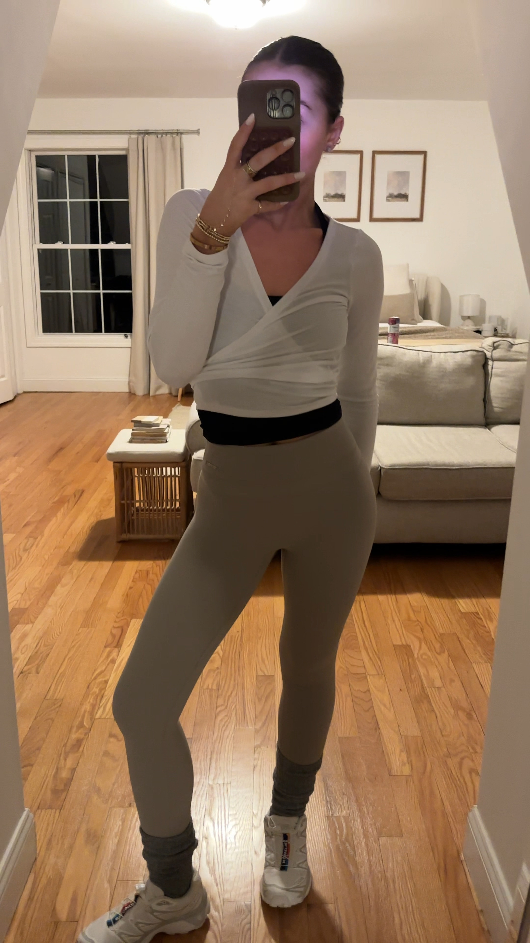 Wearing a small in both tops
Wearing an XS in leggings 

#LTKFindsUnder100 #LTKActive #LTKFitness