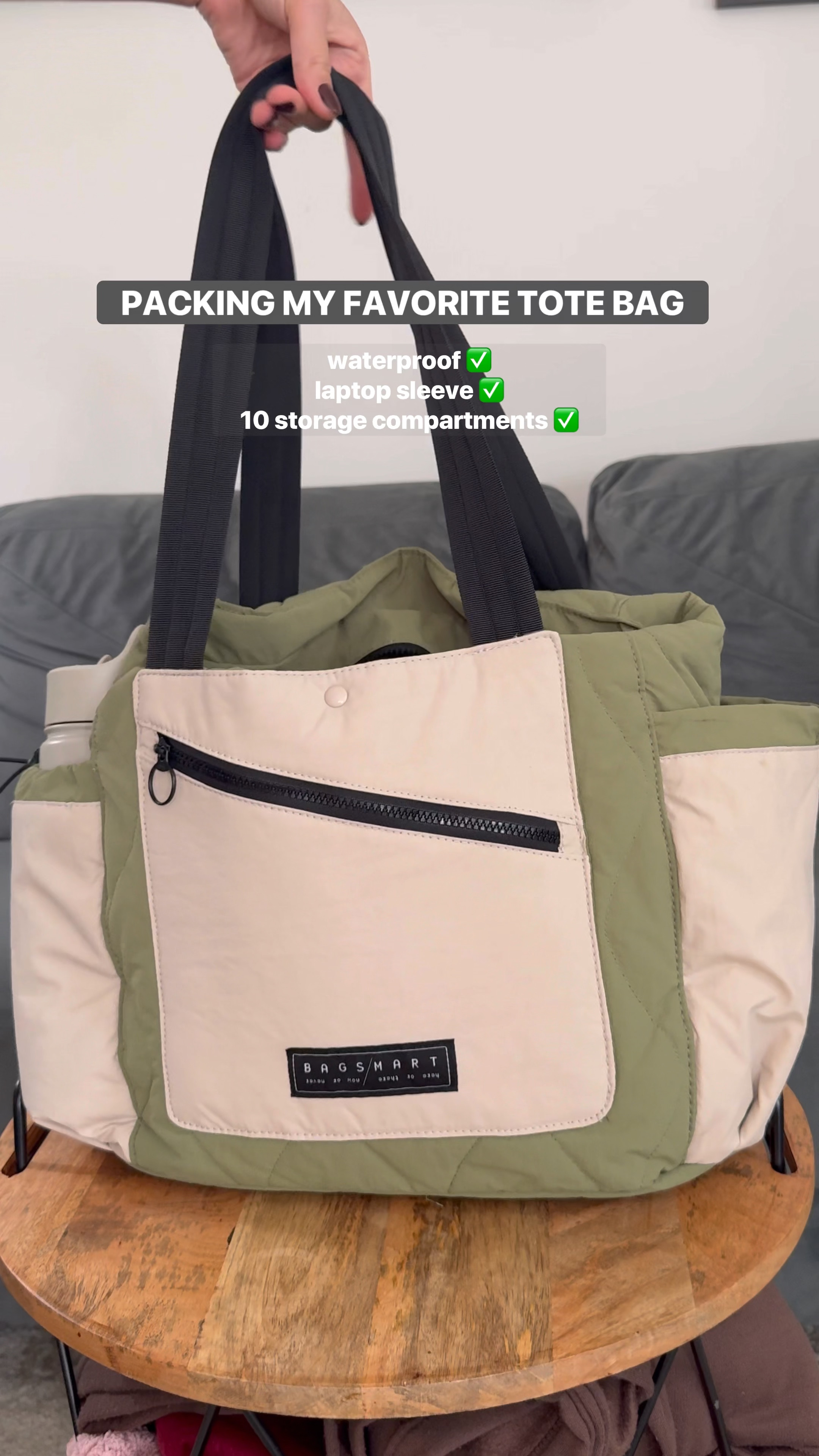 FINALLY.. a tote bag big enough to fit everything i need when traveling, going to work, or running errands.

i have had this tote for 1.5 months now & am TRULY OBSESSED.



#LTKVideo #LTKFindsUnder100