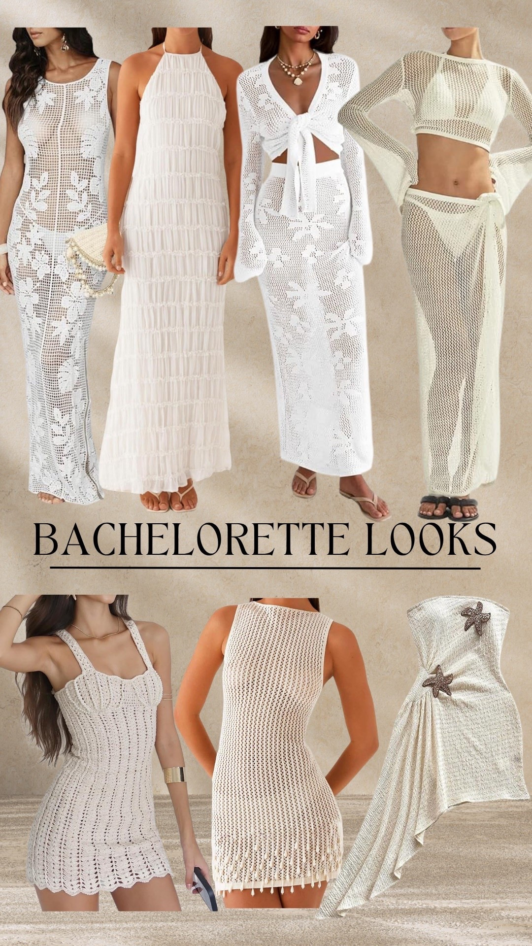 From sun-soaked days to golden hour nights, these bachelorette looks are giving effortless coastal glam. Think breezy beach looks, elevated vacation outfits beach, and timeless resort wear 2026 made for your most stylish spring outfits 2026 yet.

#LTKootd #LTKTravel #LTKSwim
