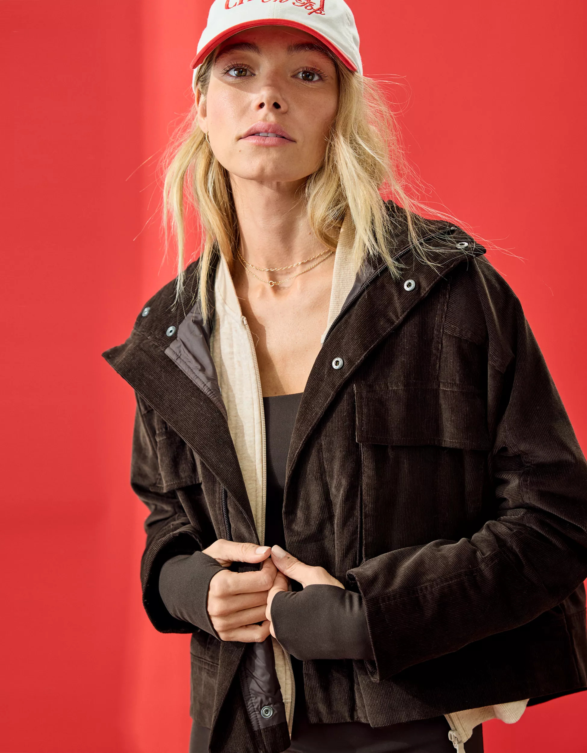 OFFLINE By Aerie Cropped Corduroy Jacket | Aerie