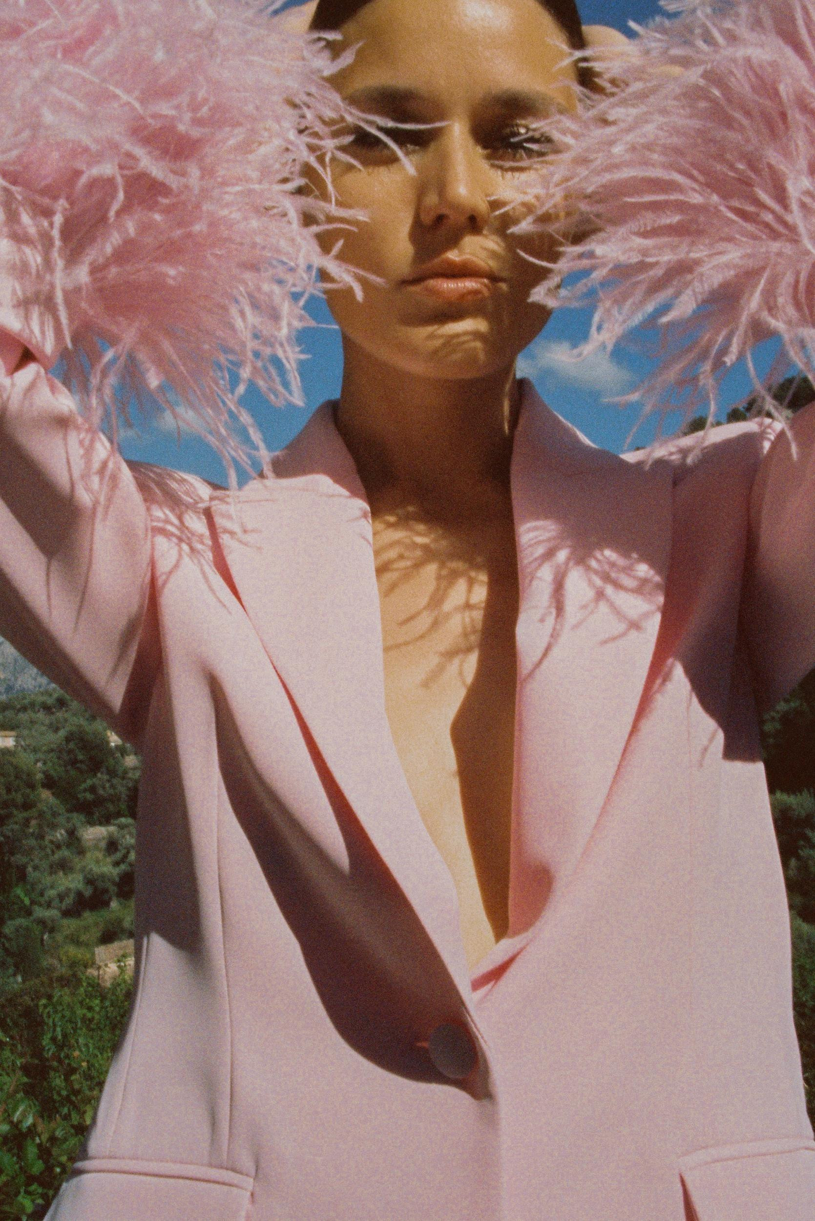 FEATHER CUFF BLAZER | Zara UK