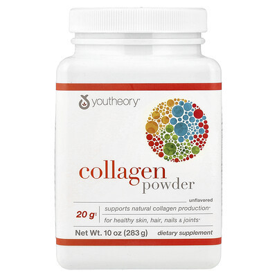 Youtheory, Collagen Powder, Unflavored, 10 oz (283 g) | iHerb