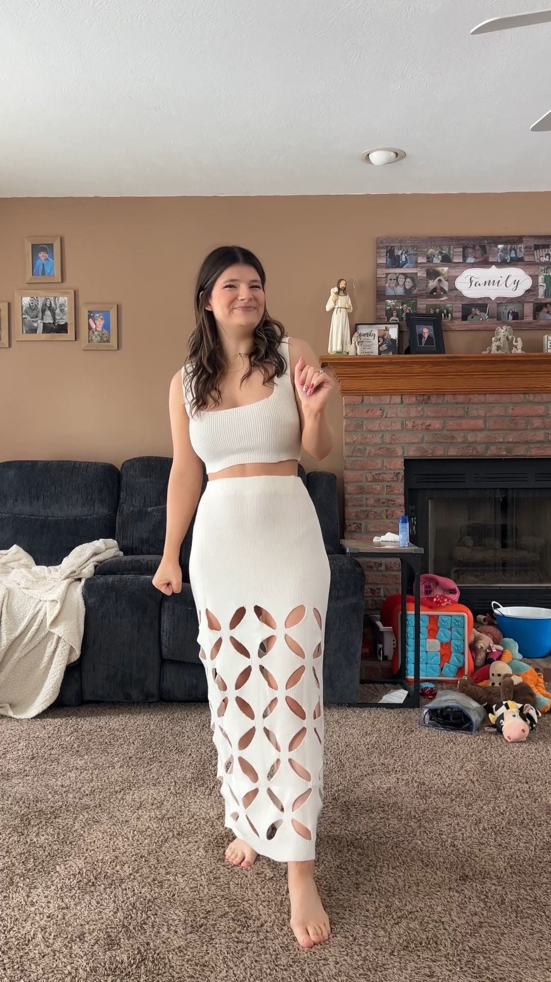 Two piece knit crochet set! Super stretchy! Wearing a size medium! 

#LTKWedding #LTKStyleTip #LTKSeasonal