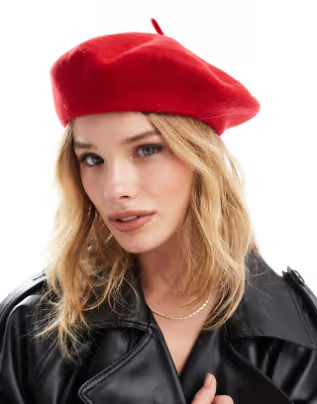 Accessorize - Béret en laine - Rouge | ASOS (Global)