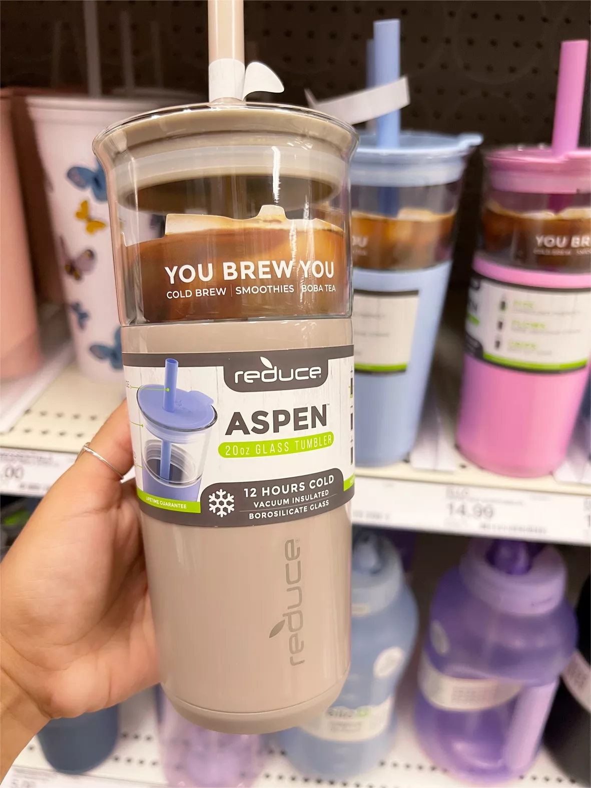Stay Cool with Reduce 20oz Aspen Tumbler: Insulated Stainless