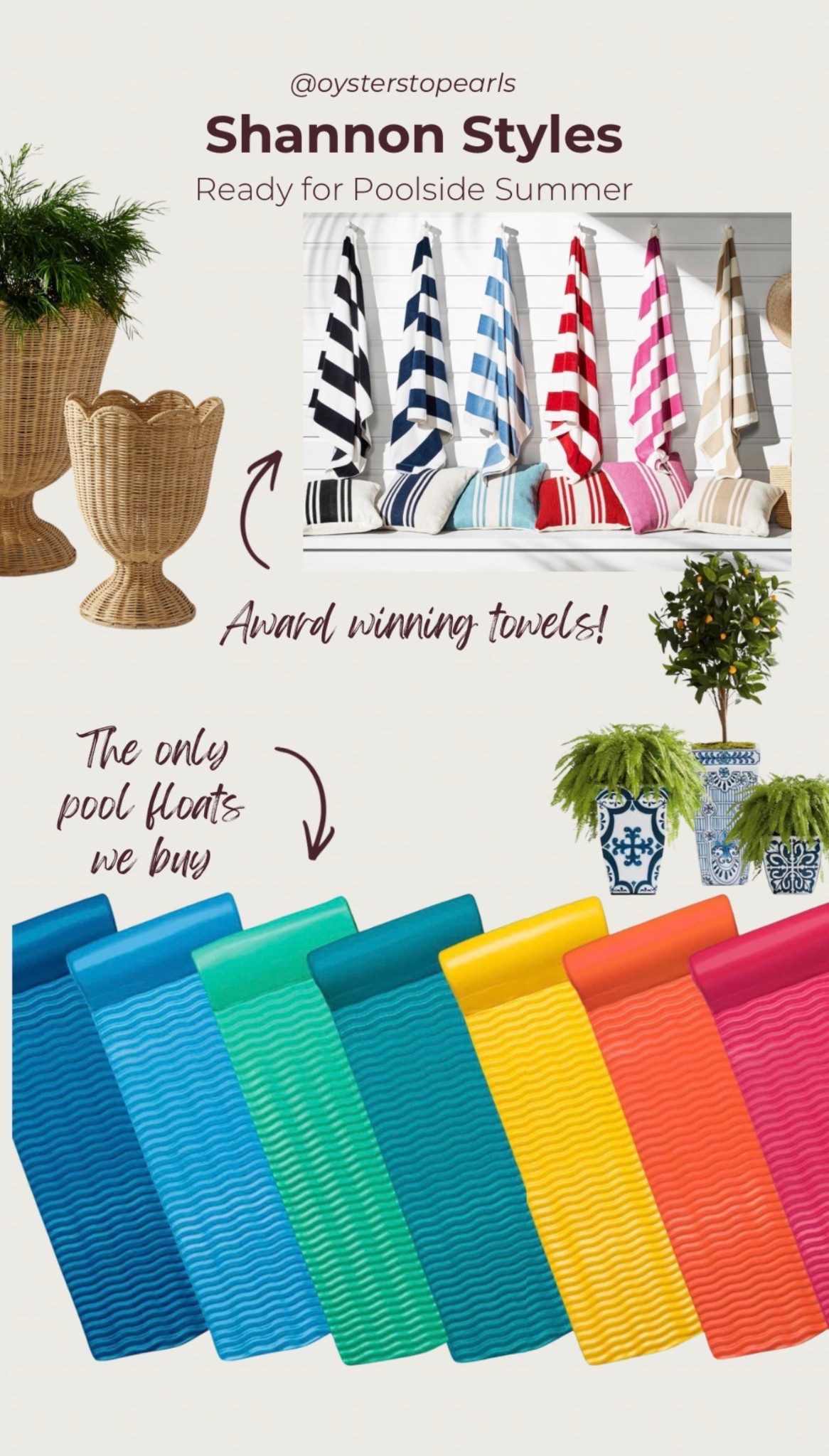 Poolside Refresh
#patio #poolside #poolfloats #poolmakeover #summertime #summerfun 

#LTKHome #LTKSeasonal #LTKMothersDay