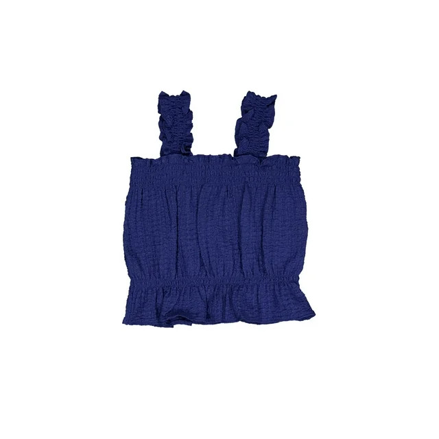 Wonder Nation Girls Textured Knit Tank, Sizes 4-18 & Plus | Walmart (US)