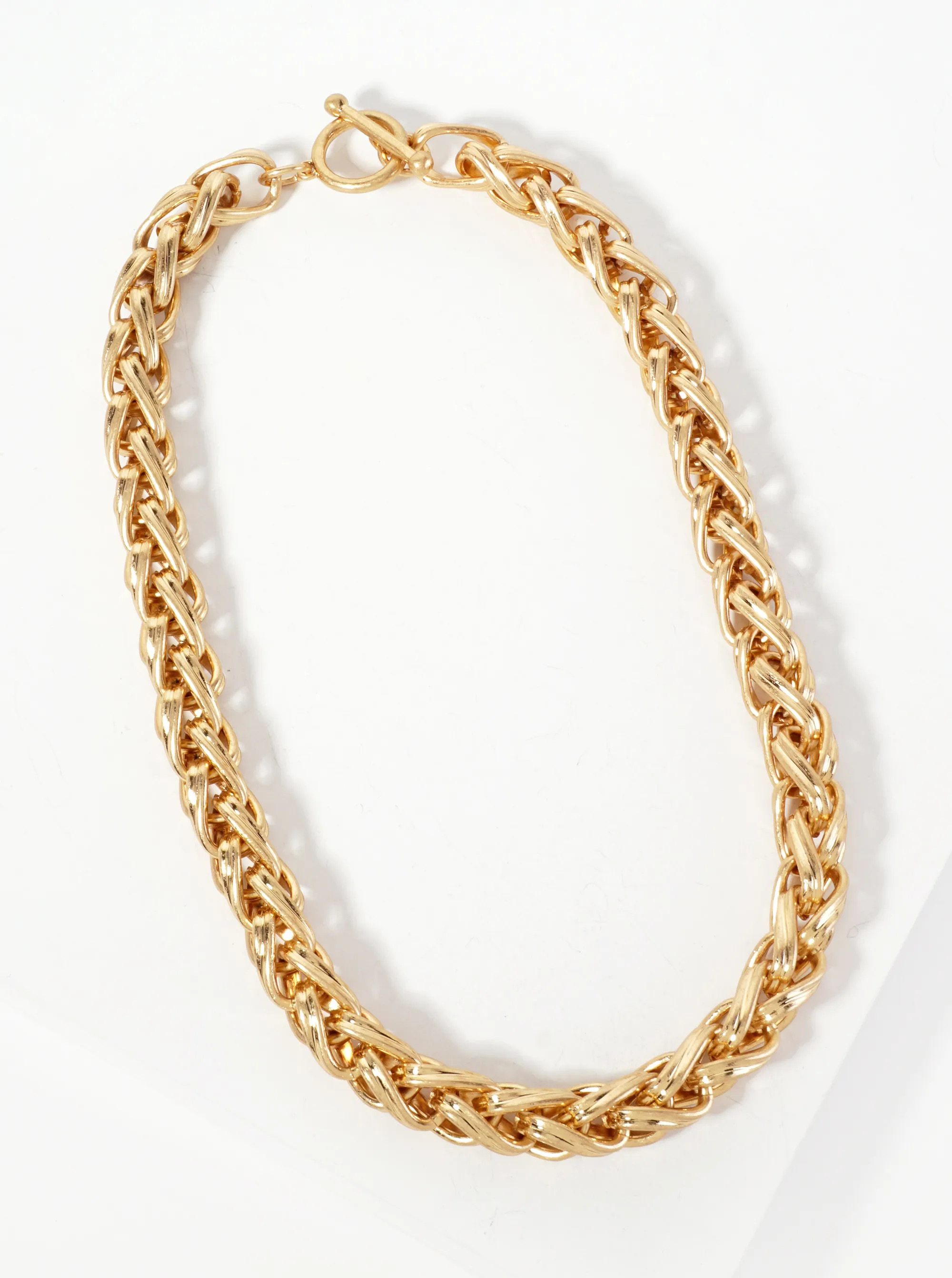 Gold Sunlit Braid Necklace | Erin McDermott Jewelry