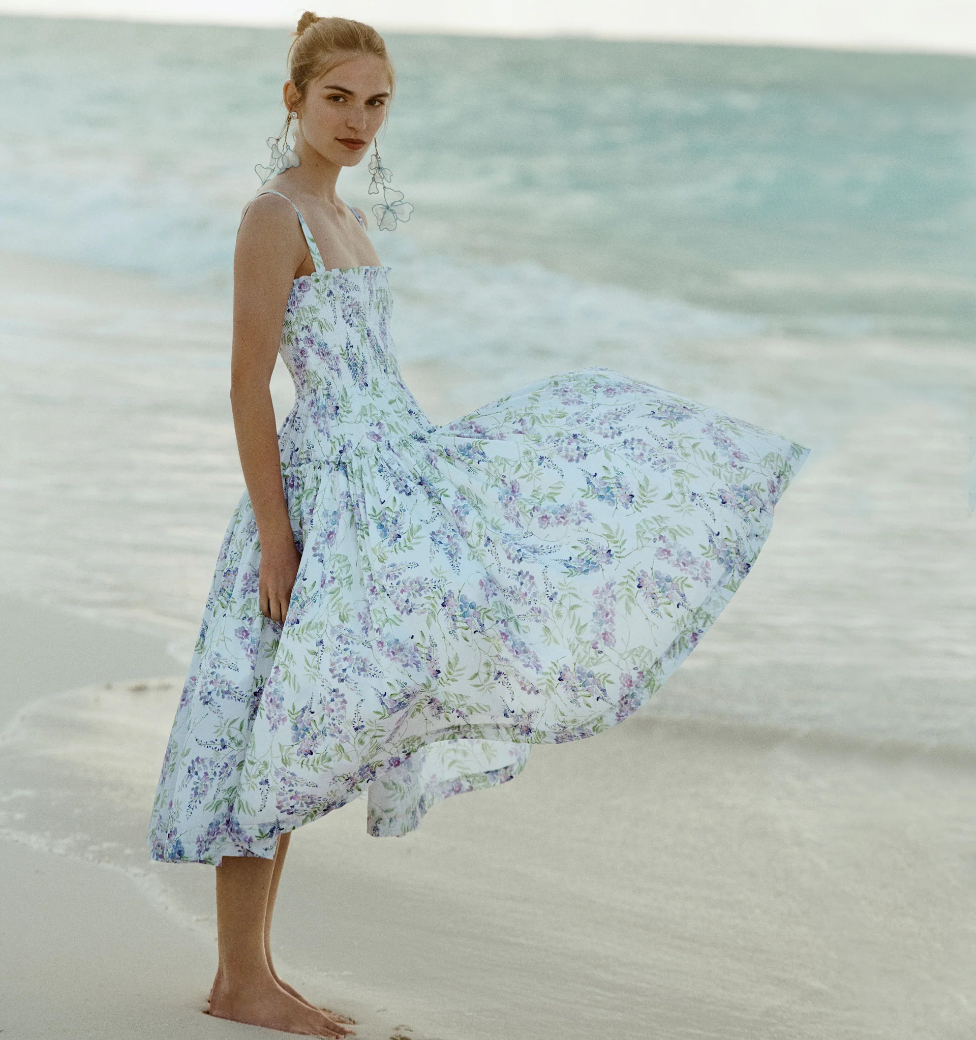 The Seraphina Midi Nap Dress - Wisteria | Hill House Home