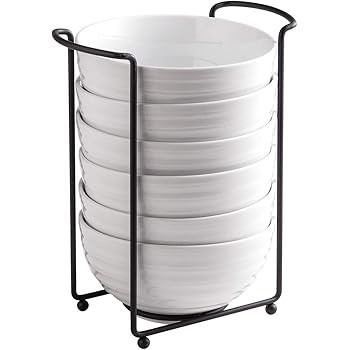 28 Ounce Porcelain Soup Bowl Set with Serving Stand Large Bowl for Cereal Soup Salad with Bowl Or... | Amazon (US)