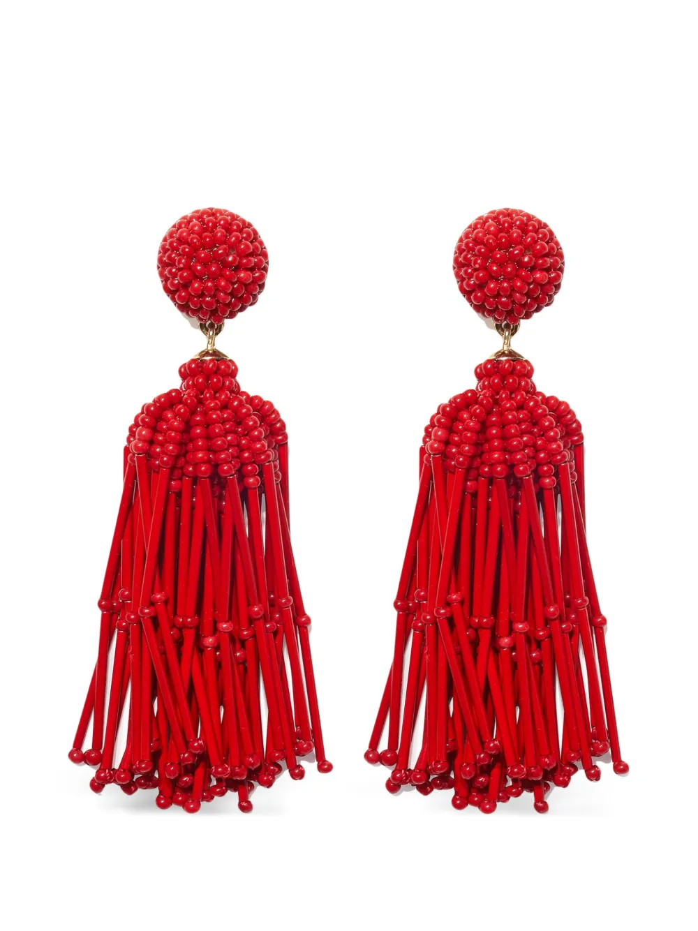 Carolina Herrera Tassel Earrings | Gold | FARFETCH | Farfetch Global