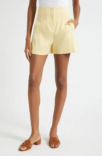 Veronica Beard Brit Linen Blend Shorts | Nordstromrack | Nordstrom Rack