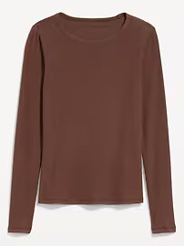 Plush-Knit Long-Sleeve T-Shirt | Old Navy (US)