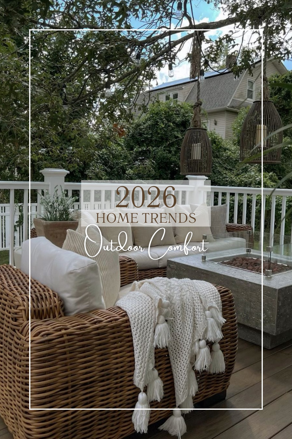 ✨ In 2026, Outdoor Comfort is taking center stage — turning patios, porches, and backyards into true extensions of the home. Think plush seating, layered textiles, ambient lighting, and all-season pieces that make outdoor living effortless and cozy. Tap to shop my favorite finds for creating your own outdoor sanctuary! #HomeTrends2026 #OutdoorLiving #CozyOutdoors #BackyardStyle #PatioInspo