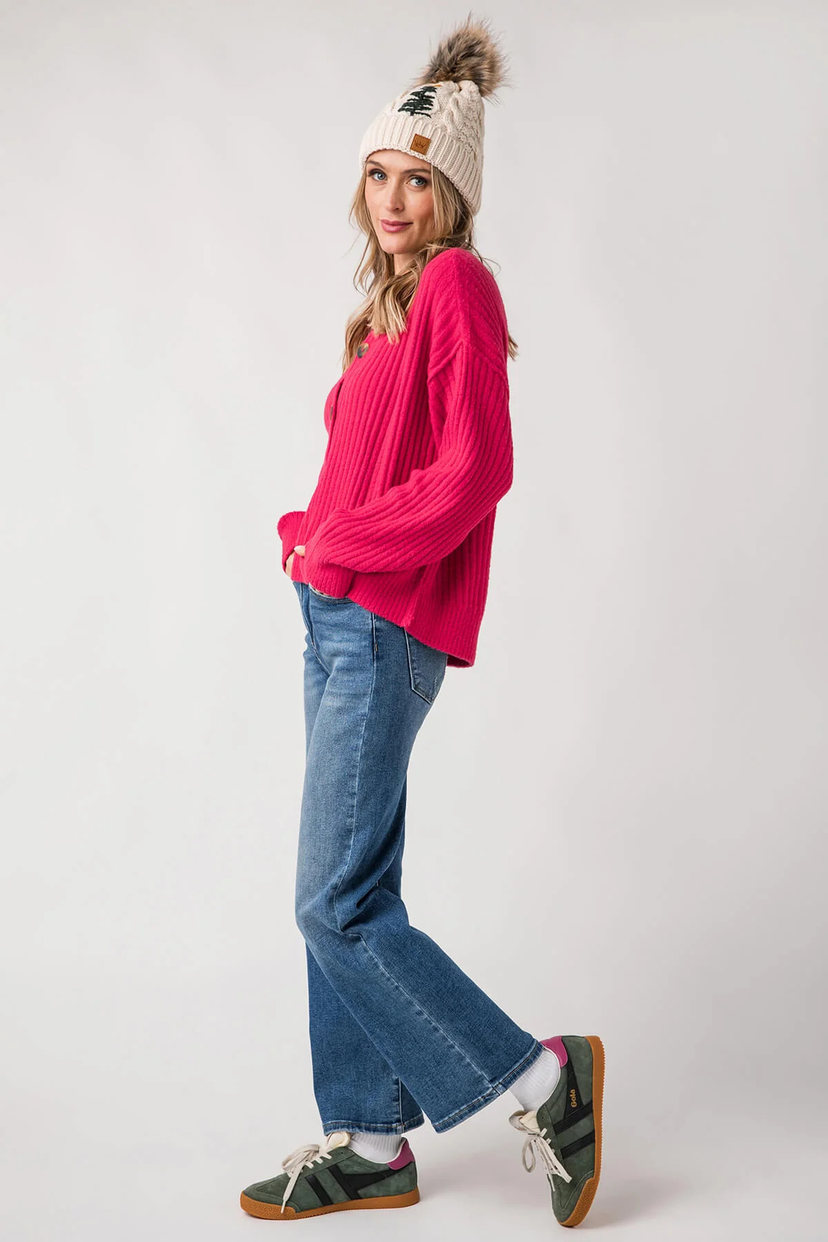 Free People Cocoa Henley | Social Threads