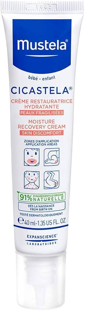Mustela Cicastela Moisture Recovery Cream - Multipurpose Baby Ointment for Skin Discomfort - with... | Amazon (US)