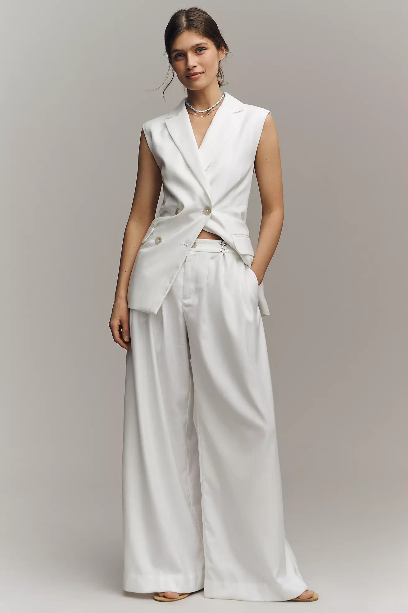 By Anthropologie Wide-Leg Trousers | Anthropologie (US)