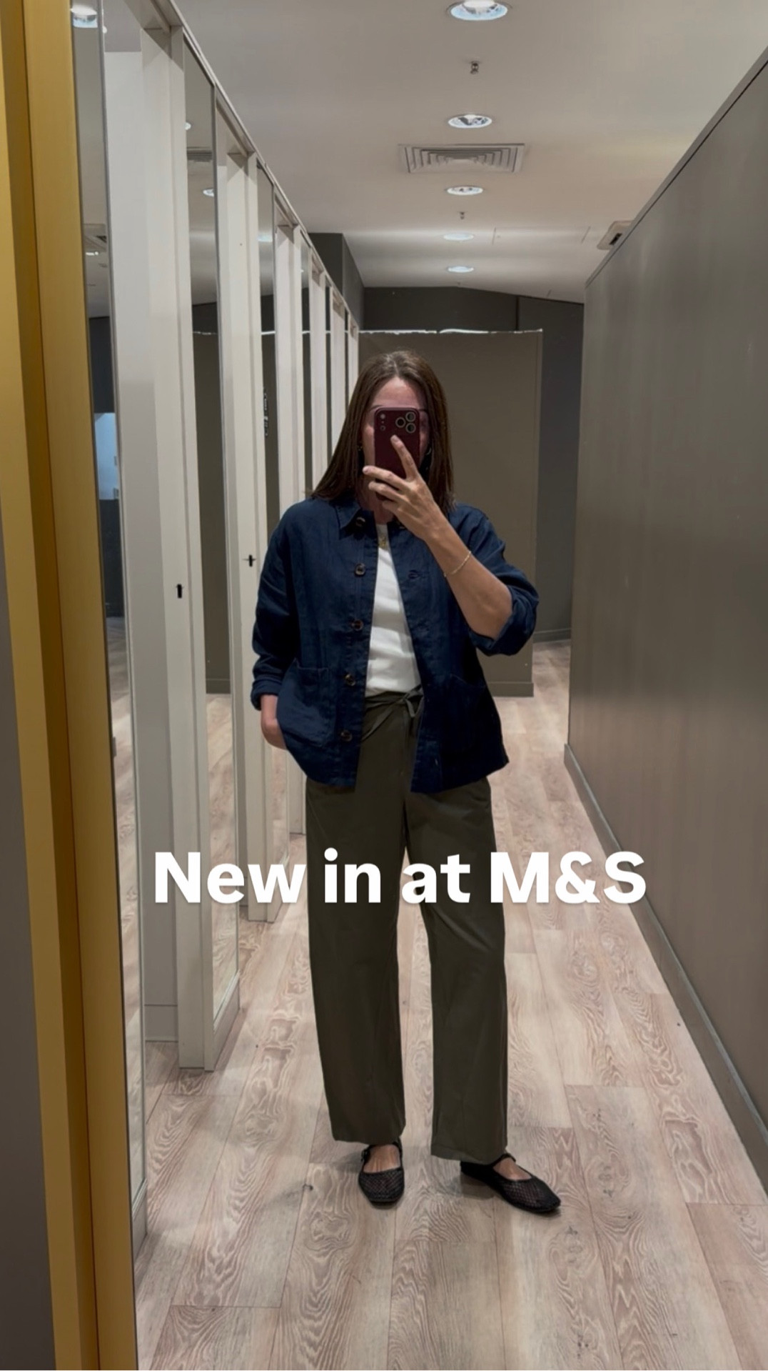 I tried these fab trousers in M&S yesterday. A lovely subtle shape and such a great colour (they also come in beige) Size up tho - I’m in a 10 here and I couldn’t breathe! I’ve ordered a 12 regular  x

#LTKstyletip #LTKsummer #LTKspring