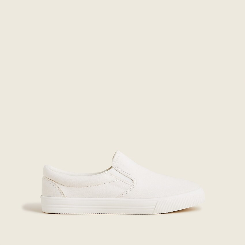 Kids' canvas slip-on sneakers | J. Crew US