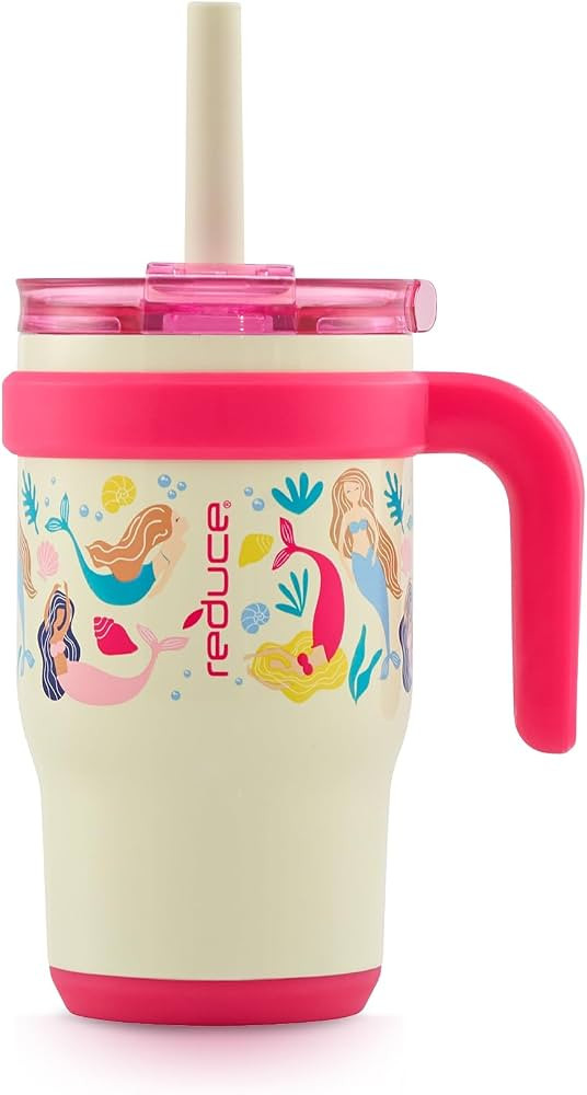 REDUCE 14 oz Coldee Tumbler with Handle for Kids Leakproof Insulated Stainless Steel Mug with Lid... | Amazon (US)