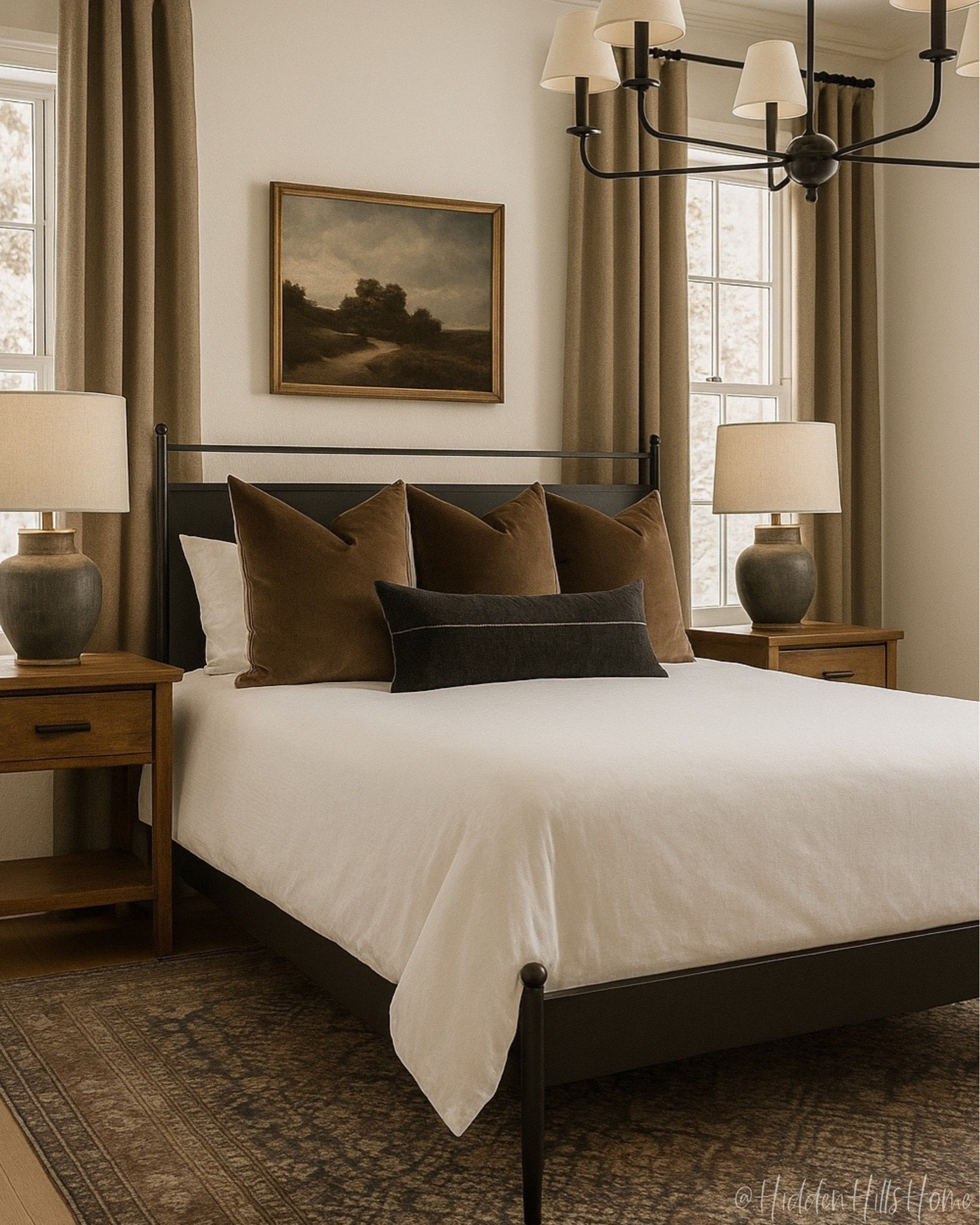 Moody bedroom decor, primary bedroom design, bedroom mood board, bedroom design inspo, bed, bedroom rug , nightstands, bedding, bedroom rug, home decor, master bedroom #bedroom

#LTKHome #LTKSaleAlert #LTKSeasonal