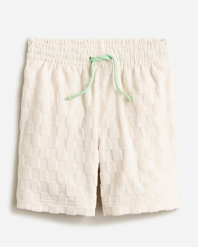 Kids' pull-on short in terry jacquard | J. Crew US