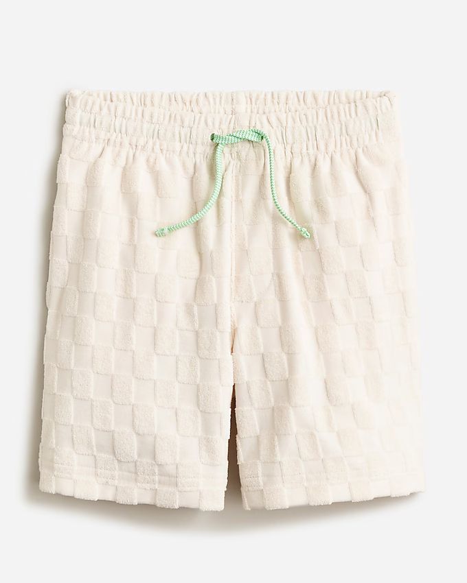 Kids' pull-on short in terry jacquard | J.Crew US