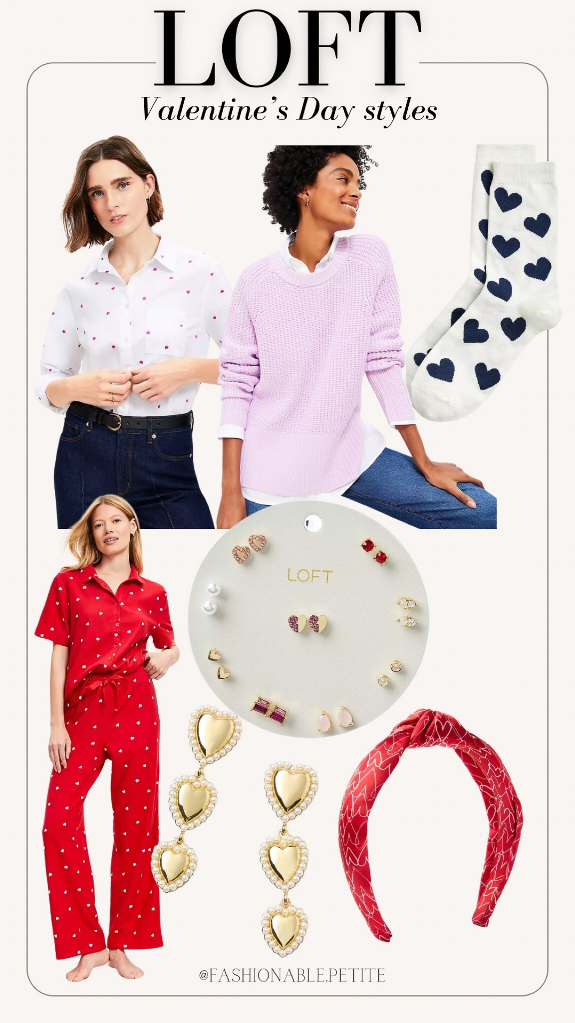 Valentine’s Day outfits from loft! 

V day, hearts, Valentine’s Day, Valentine’s Day pajamas, accessories 

#LTKSaleAlert #LTKFindsUnder100