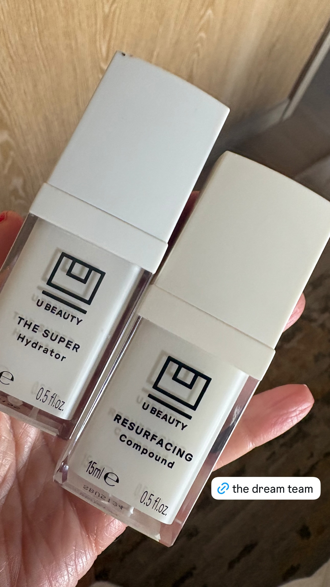 The dream team... U Beauty super hydrator and resurfacing compound 

 #LTKBeauty