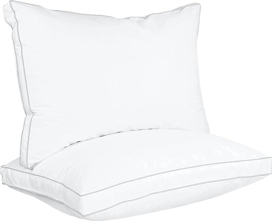 Utopia Bedding Bed Pillows for Sleeping King Size (White), Set of 2, Cooling Hotel Quality, Gusse... | Amazon (US)