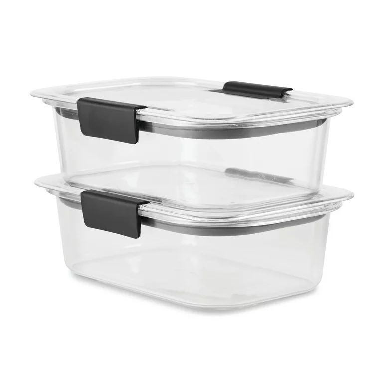 Rubbermaid 3.2 Cup Brilliance Stain-Proof Food Storage Container, Set of 2 | Walmart (US)