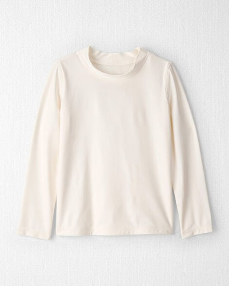 Sweet Cream - Kid Recycled Long-Sleeve Rashguard Top, Selected | Carter's Inc