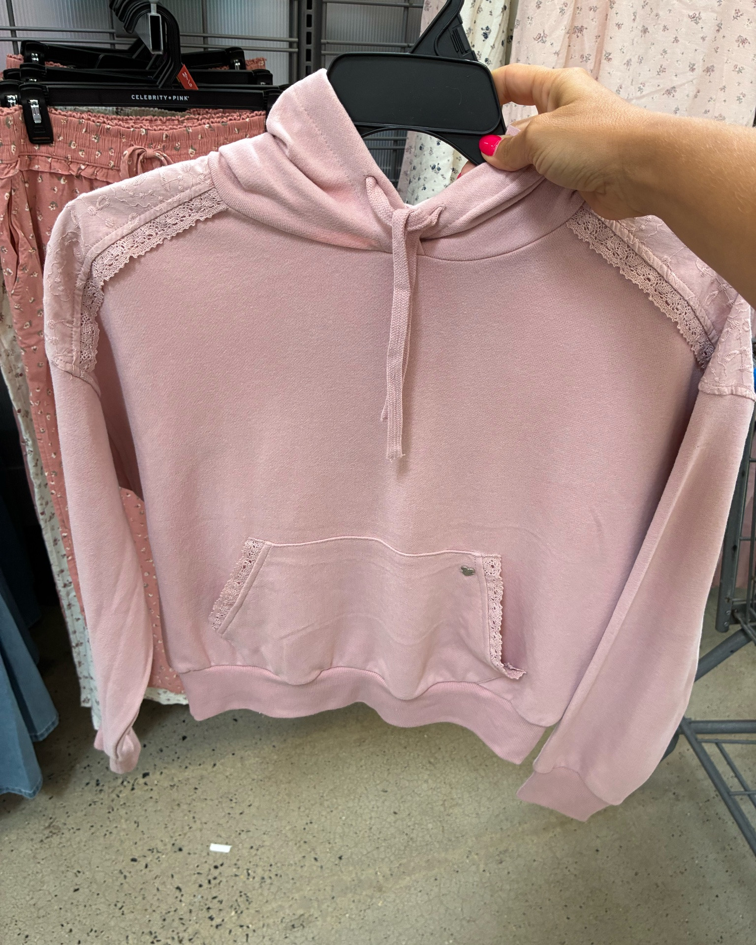 The lace detail in the hoodie is so feminine and pretty! New at Walmart!

#LTKdayinmylife #LTKgrwm #LTKSeasonal