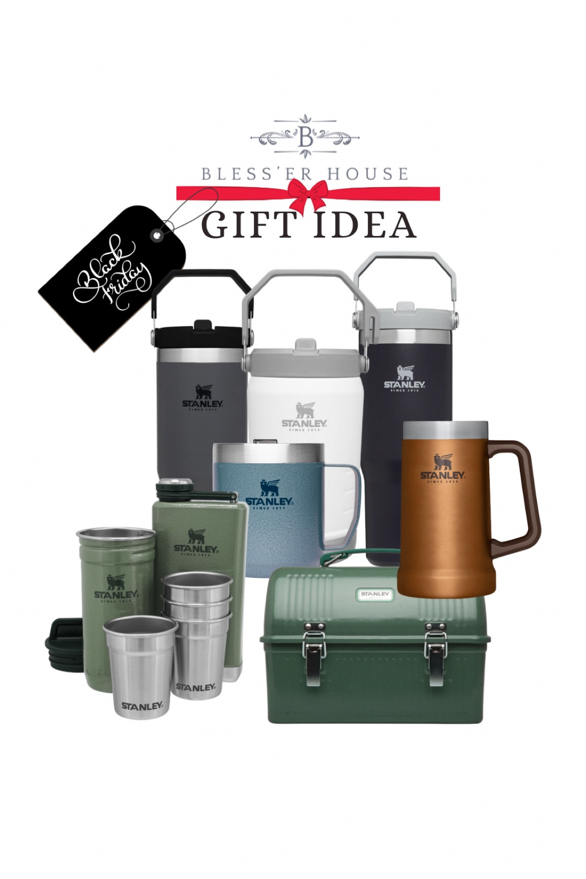 Stanley tumblers, pints, and mugs!

#stanley #growler #giftset #giftidea #camping

#LTKGiftGuide #LTKCyberweek #LTKsalealert