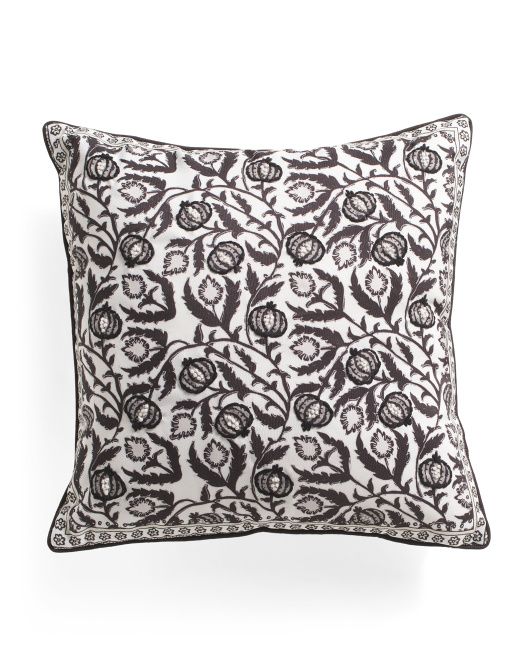 20x20 Outdoor Embroidered Pillow | Throw Pillows | Marshalls | Marshalls
