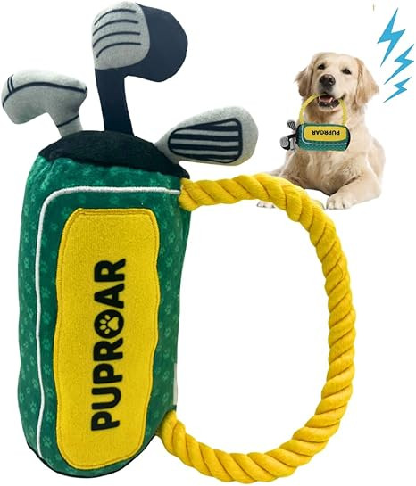 Golf Dog Toy – Funny Dog Christmas & Birthday Gift with Squeaker Rope & Crinkle, Fun & Interact... | Amazon (US)